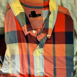 GAP, 2XL Shirt Red, Green, Yellow